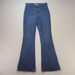 Lucky Brand Stevie Flare Jeans Womens 6/28 Blue High Rise Medium Wash Denim